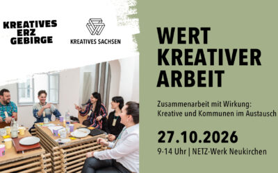 Netzwerkevent: Wert kreativer Arbeit – Zusammenarbeit mit Wirkung: Kreative und Kommunen im Austausch